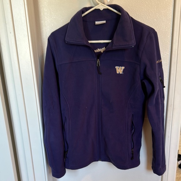 UW Columbia Purple Fleece - Picture 1 of 3